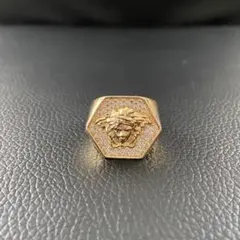メデューサ彫刻 八角形リング 18号 - メルカリ