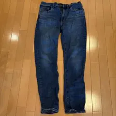 ユニクロ　ブルー　HEATTECH スキニーデニム 33(84cm)