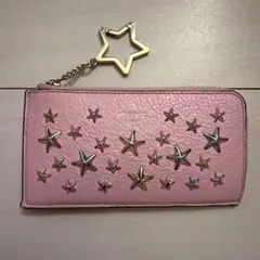 JIMMY CHOO スター スタッズ コインケース ピンクのサムネイル
