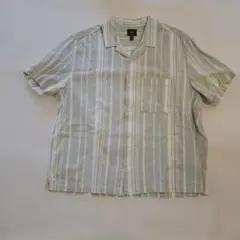 H&M 半袖シャツ US XL ストライプ