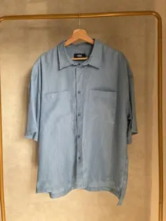 AZUL by MOUSSY 半袖シャツ Lサイズ ライトブルー