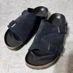 良品】BIRKENSTOCK kyoto ネイビー スエード キョウト 41 - メルカリ