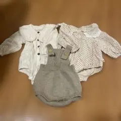 SHEIN ベビー服 1-3 ロンパース 60～70