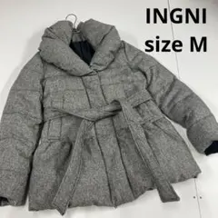 INGNI イング　ダウンジャケット　ツイード　古着女子　y2k ショート丈のサムネイル