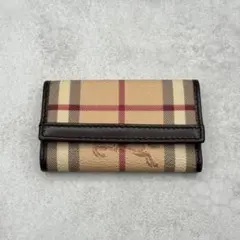 BURBERRY バーバリー ノバチェック 5連キーケース チェック 未使用品
