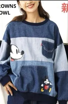 最終値下げ！Mickeyリメイクデニムトップス