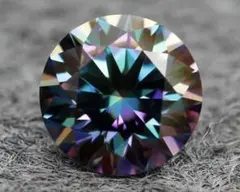 モアサナイト Ice Blue 1.0ct 6.5mm 【鑑別書あり】 - メルカリ