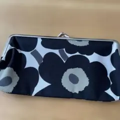 marimekko ！ペンケースポーチ 黒/白/グレー