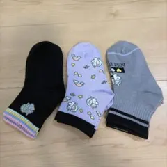 キッズ 靴下 3足セット ユニコーン柄