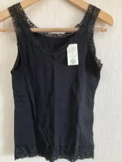 【新品】タンクトップ(レース付) Lサイズ　★他商品まとめ売り可★のサムネイル