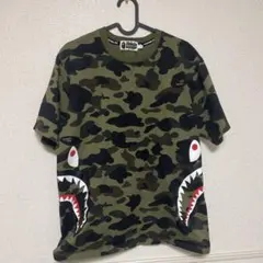 A Bathing Ape 迷彩 Tシャツ L シャーク