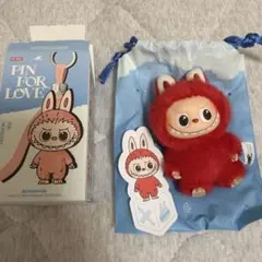 POP MART PIN FOR LOVEラブブ イニシャル 【X】