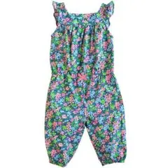 Carter's 花柄 フリル ロンパース