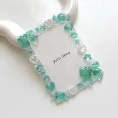 ホイップデコ 硬質ケース トレカケース B8 推し活 緑 グリーン