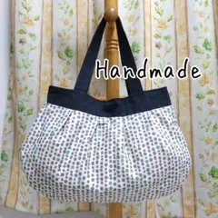 【タイムセール】水玉ドット グラニーバッグ ハンドメイド
