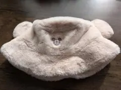 ミッキーマウス フワフワ帽子 耳付き