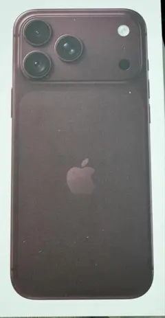 【新品】iPhone18proMax 1TB バーガンディ　箱のまま