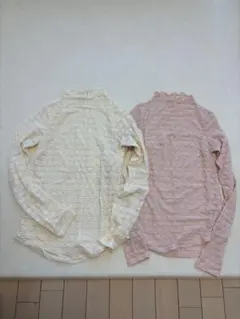 LILY BROWN トップス レースタートルネック2色セット
