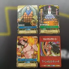 ワンピースベリーマッチ　メモリアルマッチシート　クロコダイル　モリア　エース