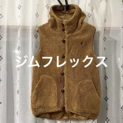 大幅値下げ⭐️ジムフレックス Mサイズ　ボア素材 フード付きベスト