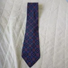 と*も様 Burberrys ネクタイ ネイビー 花柄