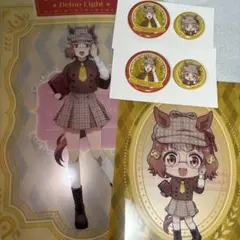 ウマ娘 シンデレラグレイ エンタメくじ ベルノライト 缶バッジ