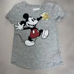 未使用GAP Kids ミッキー110Tシャツ XS (4-5)グレーポケット付