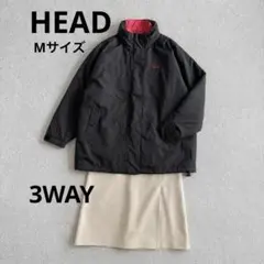 3WAYジャケット 中綿 フード収納 ブラック スポーツ Mのサムネイル