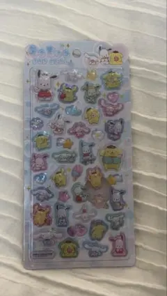 【正規品】うるちゅるポップシール　サンリオ　ポチャッコ　プリン　シナモン