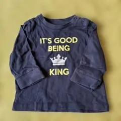 babyGap プリントTシャツ 70cm ネイビー
