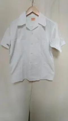 ビンテージ40年代BROOKS LANEブルックスレーンコットン半袖シャツ白M