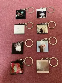 女王蜂　アクリルキーホルダー　スタンド　夜天決行　9種類フルコンプ　未使用品 女王蜂 アクリルキーホルダー スタンド 夜天決行 9種類