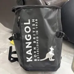KANGOL ブラックリュック バックパック