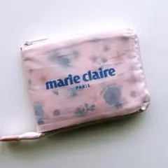 未開封　マリークレール　ピンク　エコバッグmarie claire 花柄