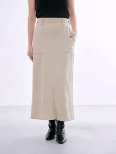 ゴールドリベットスウェードライクスカート　COHINA