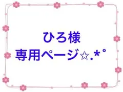 ひろ様専用ページ✩.*˚