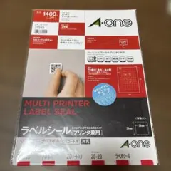 A-one QRコード用ラベルシール 17枚　品番31555のサムネイル