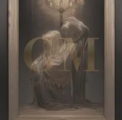 真作　原画　限定一点　油絵風　美術館の額縁風　静謐なる黄金波動 真作 原画 限定一点 油絵風 美術館の額縁風 静謐なる黄金波動 - メルカリ