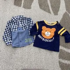 シャツ&Tシャツ2点セット　70サイズ