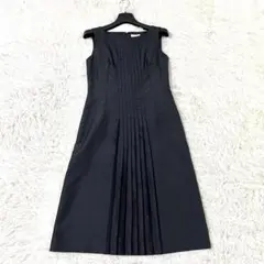 BALENCIAGA PARIS ピンタック ワンピース 黒38 フォーマルのサムネイル