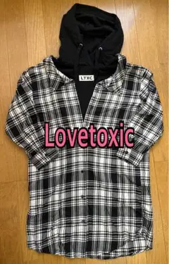 【値下げしました】Lovetoxic シャツワンピース　S