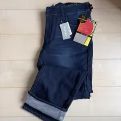 【新品未使用】しまむら　裏起毛ジーンズ　大きいサイズ　88センチ