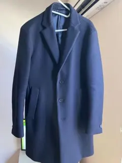 EDIFICE ネイビー チェスターコート