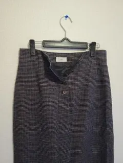 チェック柄 ロングスカート