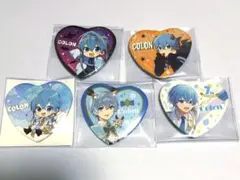 〈最終価格〉すとぷり　ころん　ハート型缶バッジ　5個セット