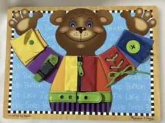 Melissa & Doug くまの着せ替え 知育玩具　モンテッソーリのサムネイル