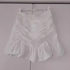 ミニスカート　ホワイト　M