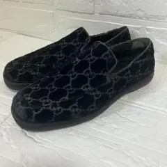 GUCCI 【25.5】GGシマレザー ドライビングシューズ ローファー - メルカリ