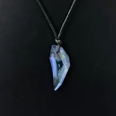 アクアマリン オーシャンサファイア 青結晶 ネックレス 40〜55cm