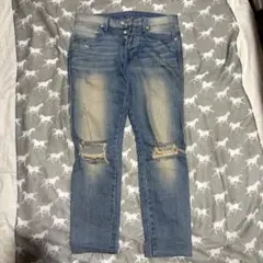 ˖˟༝˖˟˖˟古着 ksubi デニムパンツ ライトブルー༝˖˟˖˟のサムネイル